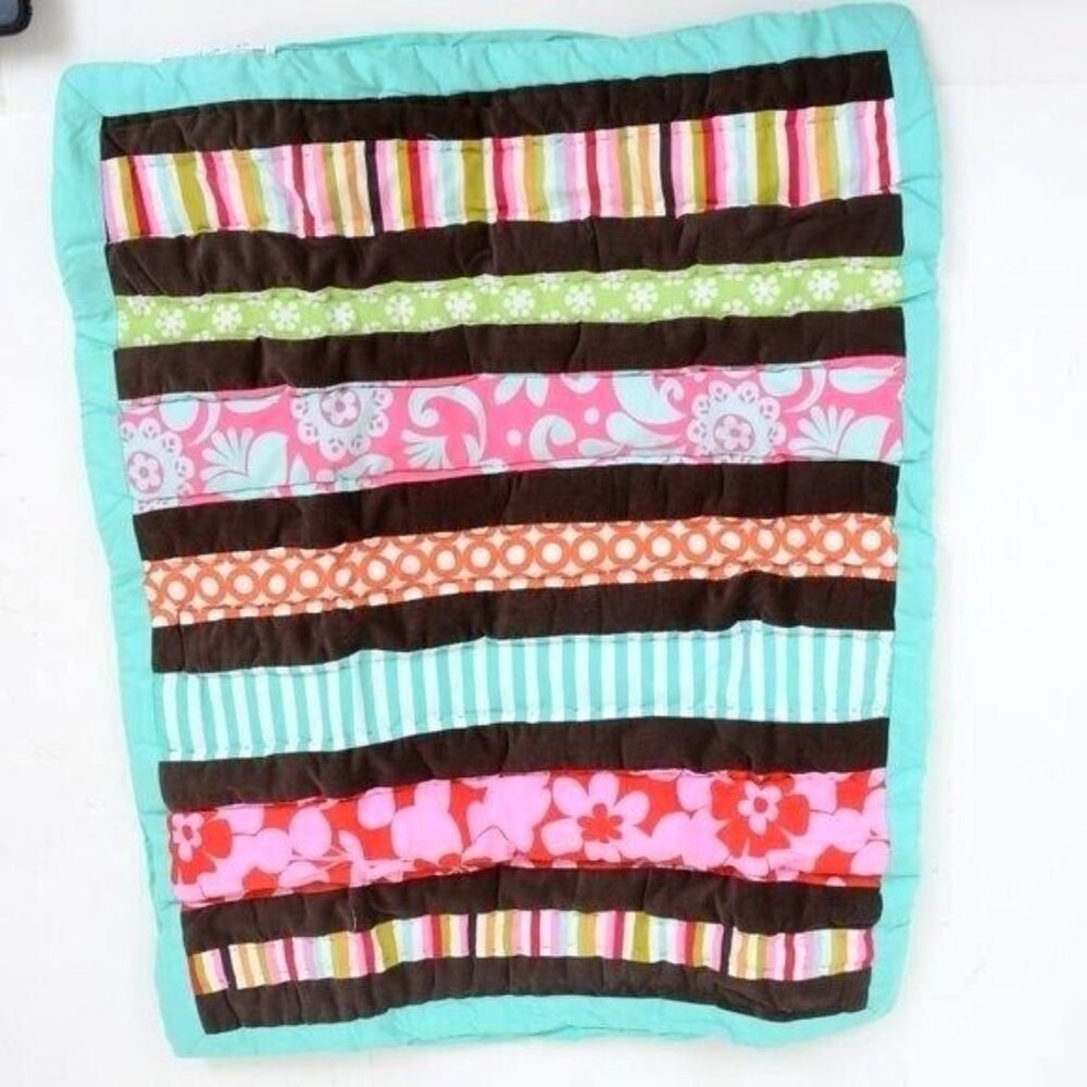 NEW Pottery Barn Standard Sham Teen Funky‎ Floral Quilted Standard Sham